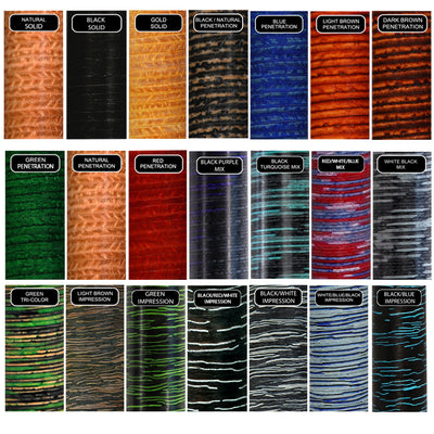 Tiger Stacked Leather Wraps