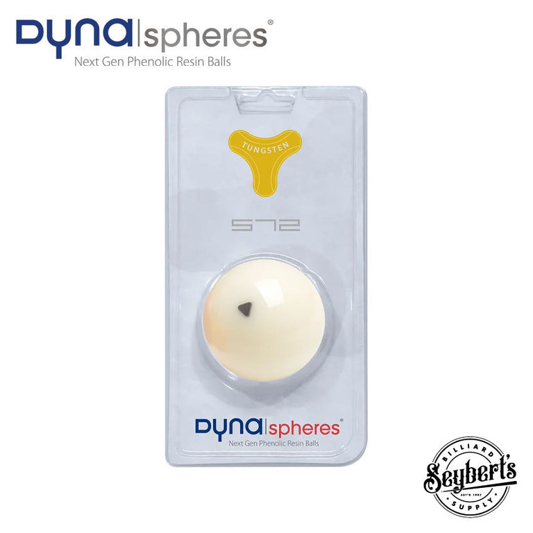 Dynaspheres Tungsten 572 Cue Ball - 2 Black Triangles
