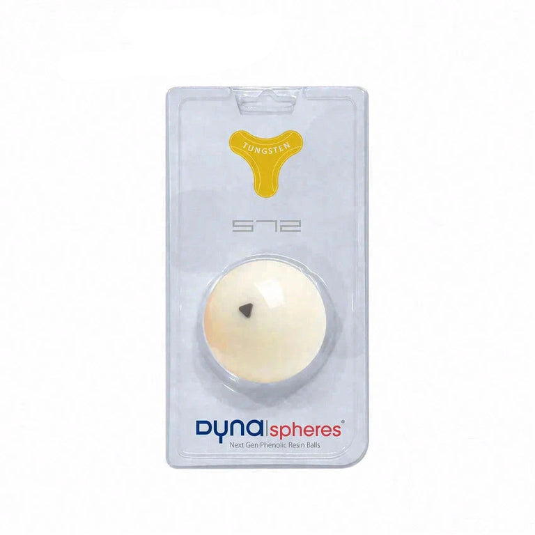 Dynaspheres Tungsten 572 Cue Ball - 2 Black Triangles