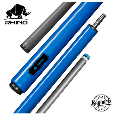 Rhino Luminax Series Ocean Blue No Wrap Pool Cue - RCLUMNWOBL125