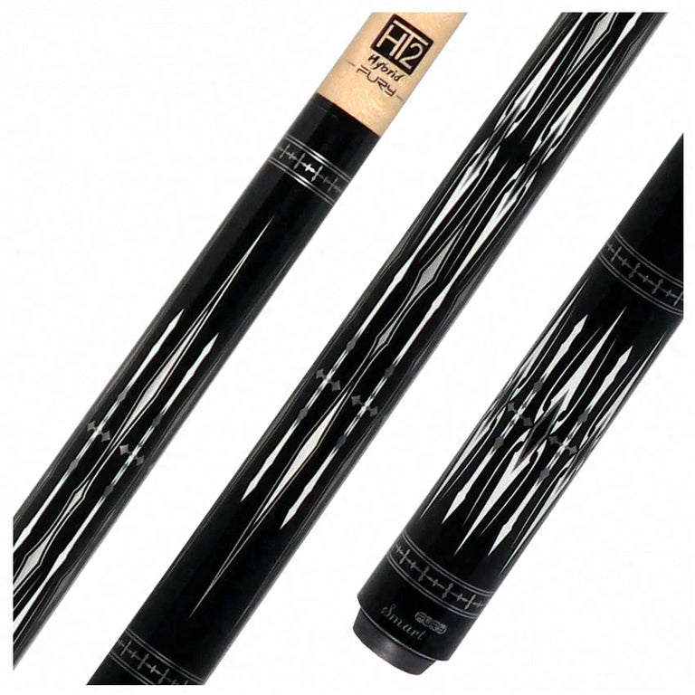 Fury No Wrap Graphic Pool Cue with Free 6 Inch Extension - FUTK2