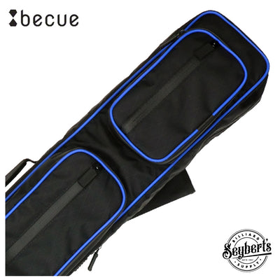 Becue Arax 4x8 Soft Butterfly Cue Case - Black/Blue