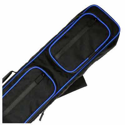 Becue Arax 4x8 Soft Butterfly Cue Case - Black/Blue