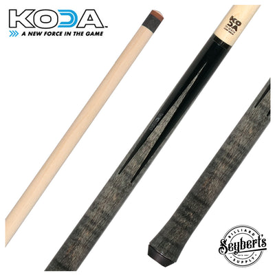 KODA Black with Gray Points Graphic Jump Cue