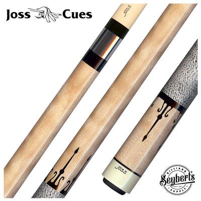 Joss Figured Maple with Black Inlays Pool Cue - JC20-46