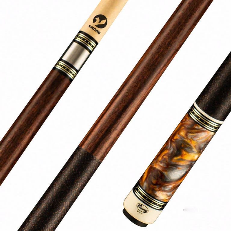 Viking Twilight Series East Indian Rosewood with Precious Alloy Premium Pearl Play Cue - TW0500