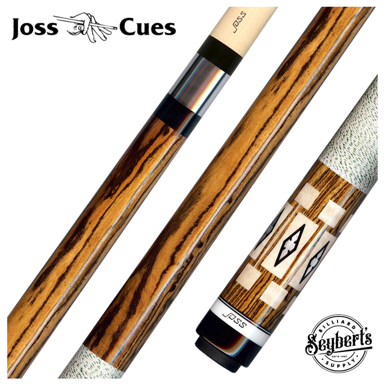 Joss Bocote with Pearl and Maple Inlays Pool Cue - JC2602
