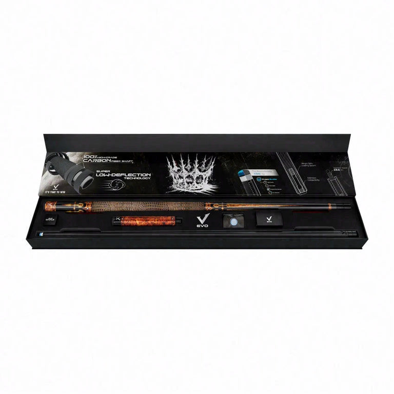 EVO Crown Monarch Blade Leather Wrap Pool Cue Maxbing Edition
