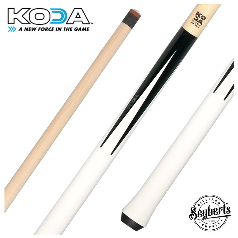 KODA Black with White Points Graphic Jump Cue