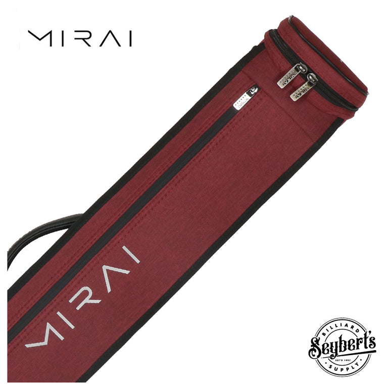 Mirai 3x5 Burgundy Hybrid Soft Pool Cue Case