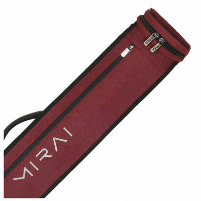 Mirai 3x5 Burgundy Hybrid Soft Pool Cue Case