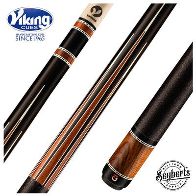 Viking OV0400 Fedor Gorst Co-Branded Ovation Series Play Cue - West African Ebony with Pau Ferro and White Pearl Inlays