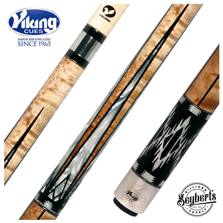 Viking Two-Feather Rising Spirits Pool Cue with Vikore Shaft