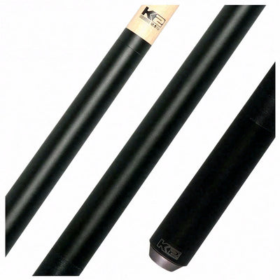 K2 KL106 Matte Black Pool Cue with 12.50mm K2 LD Shaft - KL106