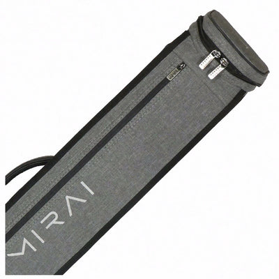 Mirai 3x5 Gray Hybrid Soft Pool Cue Case
