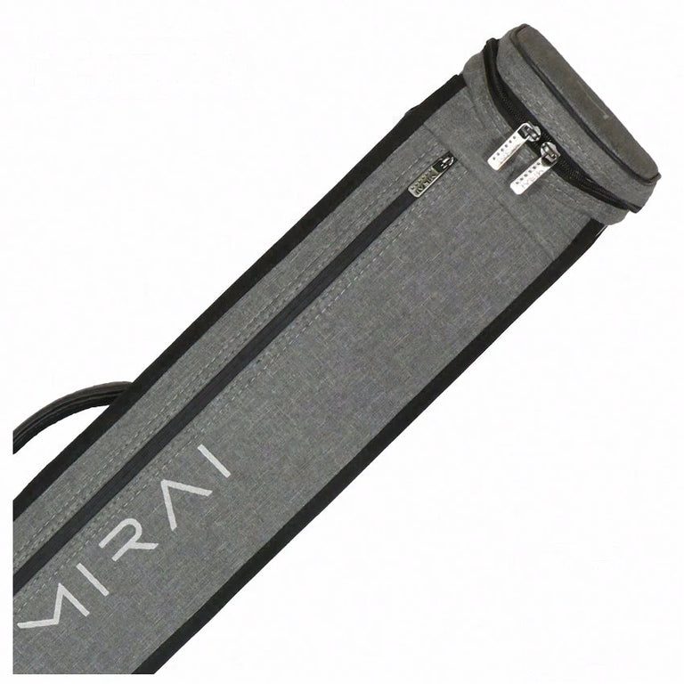 Mirai 3x5 Gray Hybrid Soft Pool Cue Case