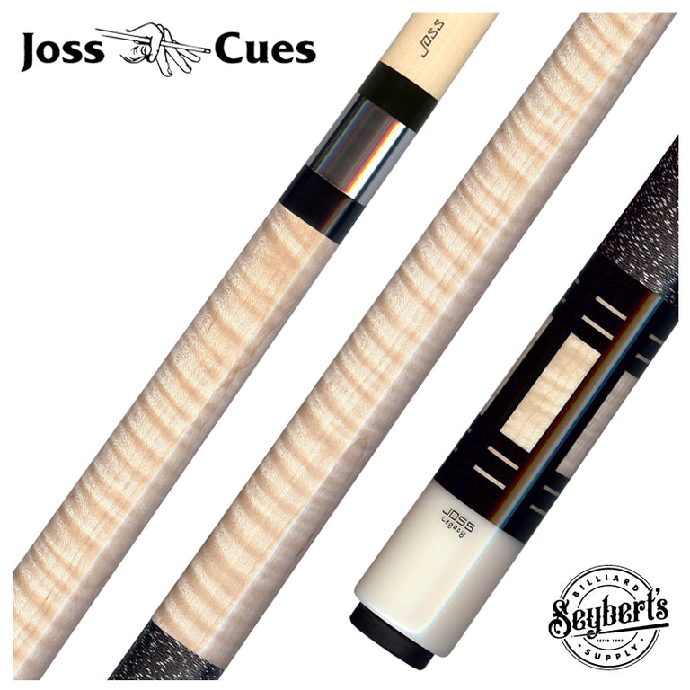 Joss Legacy Ebony and Maple Pool Cue - JCLS83-2E