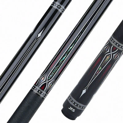 JFlowers Valen Prime Pool Cue with Elephant Wrap and Carbon Shaft