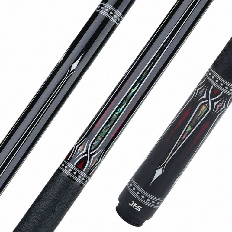 JFlowers Valen Prime Pool Cue with Elephant Wrap and Carbon Shaft