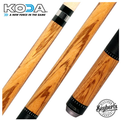KODA Zebrawood Pool Cue with Linen Wrap