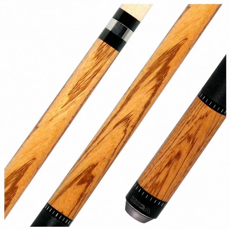 KODA Zebrawood Pool Cue with Linen Wrap
