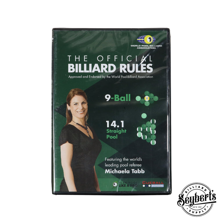 The Official Billiard Rules of 9 Ball and 14.1 Straight Pool DVD