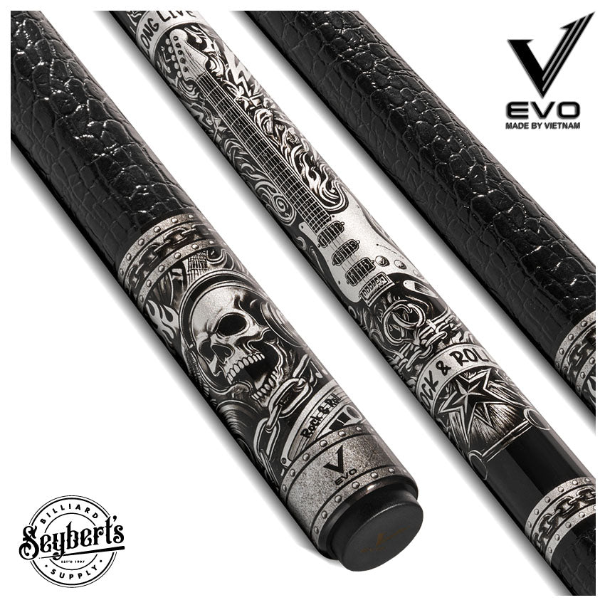 EVO Rebel Leather Wrap Pool Cue - Seybert's Billiards Supply