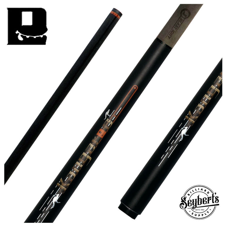 Little Monster Black Kangaroo Jump Cue with Carbon Fiber Shaft