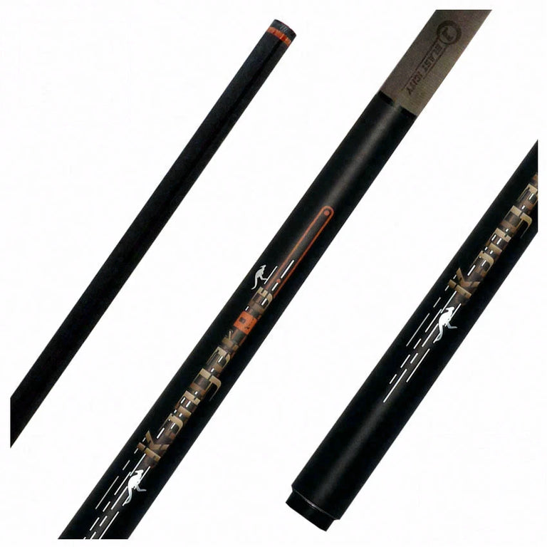 Little Monster Black Kangaroo Jump Cue with Carbon Fiber Shaft