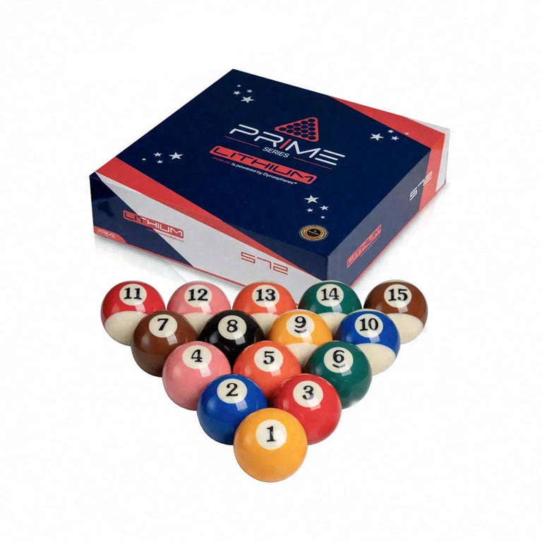 Dynaspheres Prime Lithium 572 Pool Ball Set