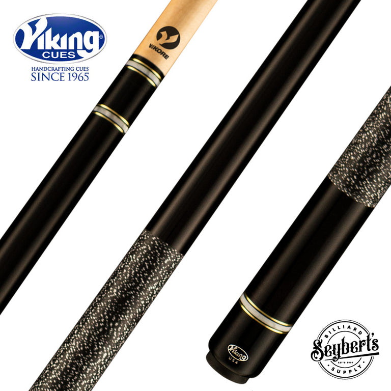 Viking ST0402 Storm Series Play Cue - Midnight Black-Stained Maple