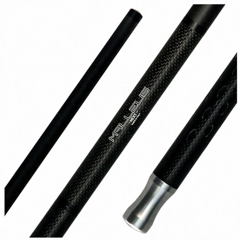 Longoni Malleus Next Carbon Fiber Jump Cue with Luna Nera Pure Graphite Shaft