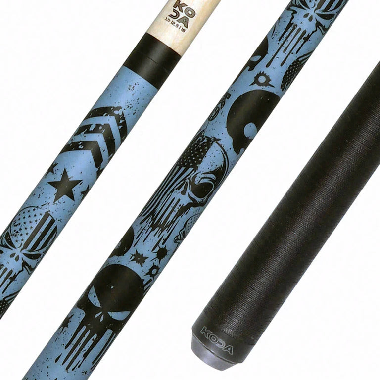 KODA Blue Graphic Pool Cue - KDV14BL