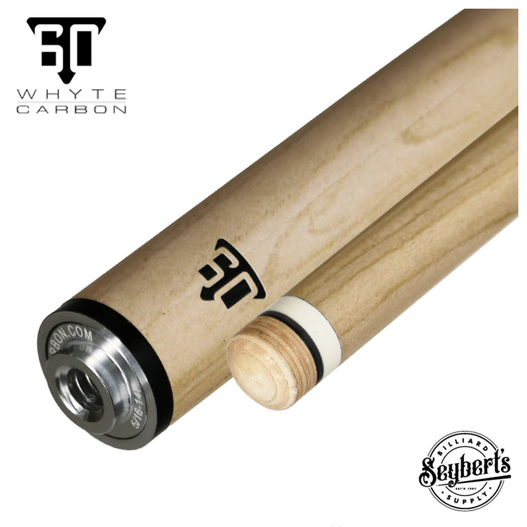 Whyte Carbon Wood Grain Carbon Play Shaft-5/16 x 14 Pilot Thread