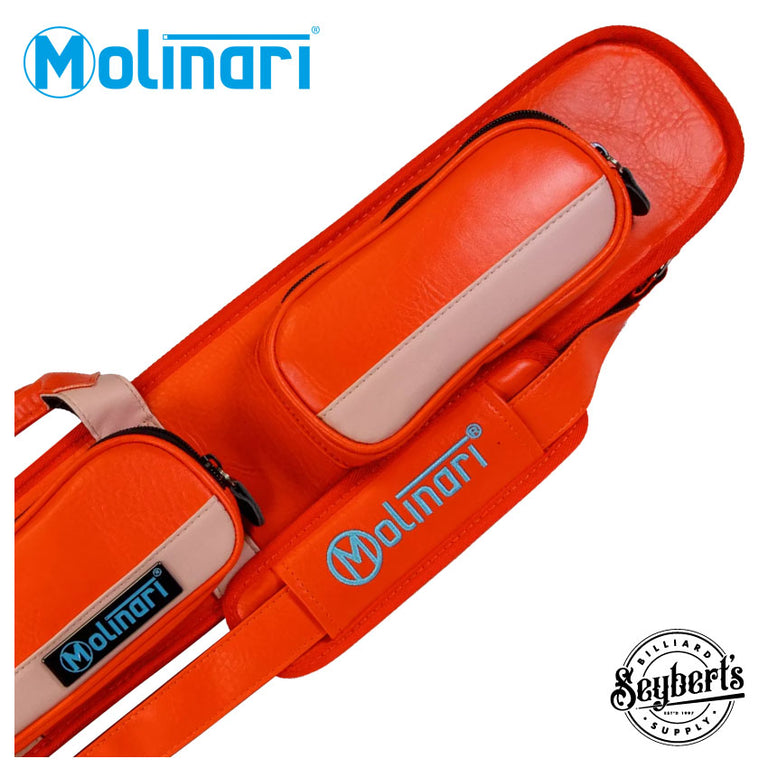 Molinari Retro 2x4 Soft Case - Orange / Light Pink
