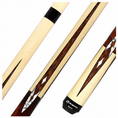 Players Maple with White Recon Wrapless Graphic Series Pool Cue - G4147