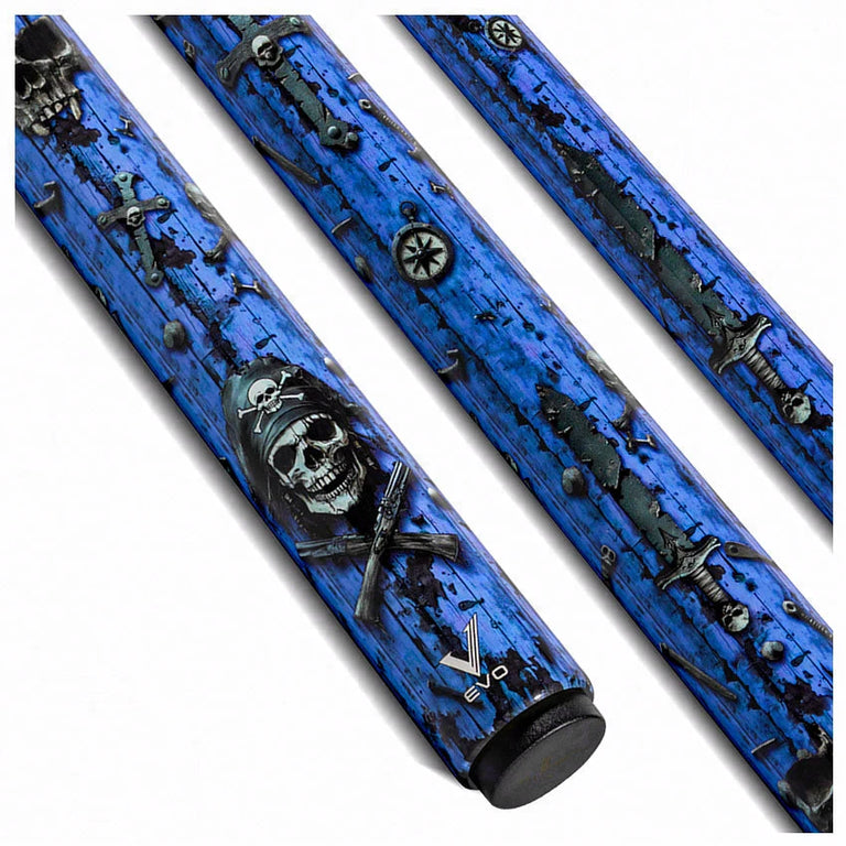 EVO Pirate Sea Wrath No Wrap Pool Cue