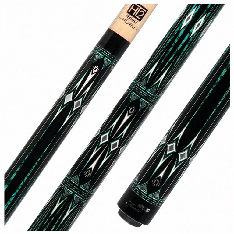 Fury Graphic No Wrap Cue | FREE 1x1 Case, Glove, and Chalk - FULC8