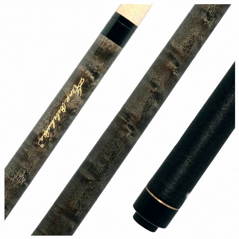 Balabushka Gray Stained Birdseye Maple Break/Jump Pool Cue with Irish Linen Wrap