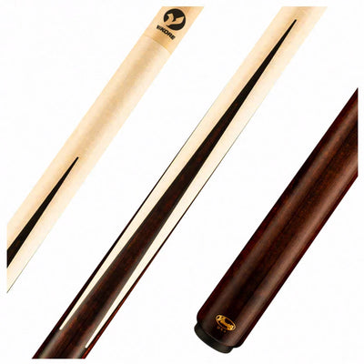 Viking Impero Series Coffee-Stained Maple with 4 Birdseye Maple Inlaid Points Play Cue - IM0205