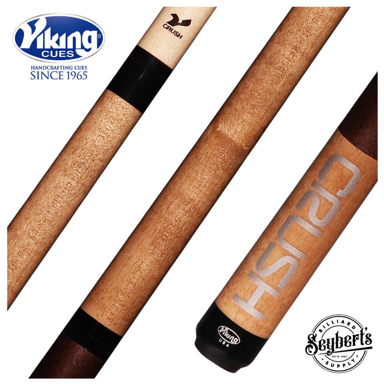 Viking Crush Khaki Stain Break/Jump Cue with Linen Wrap - CRUSHJBD-DIS