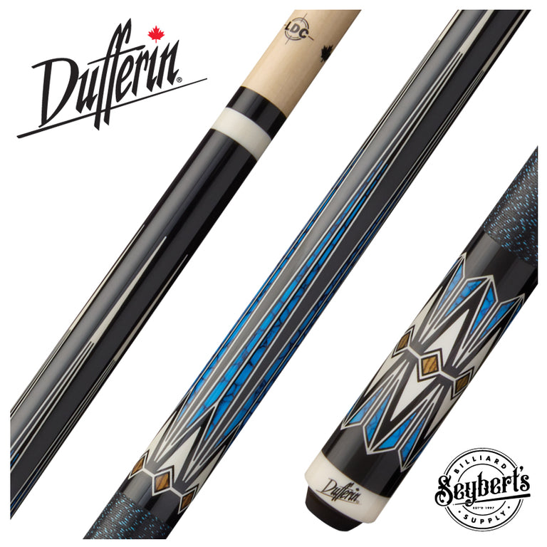 Dufferin Azure Wave Pool Cue with Linen Wrap