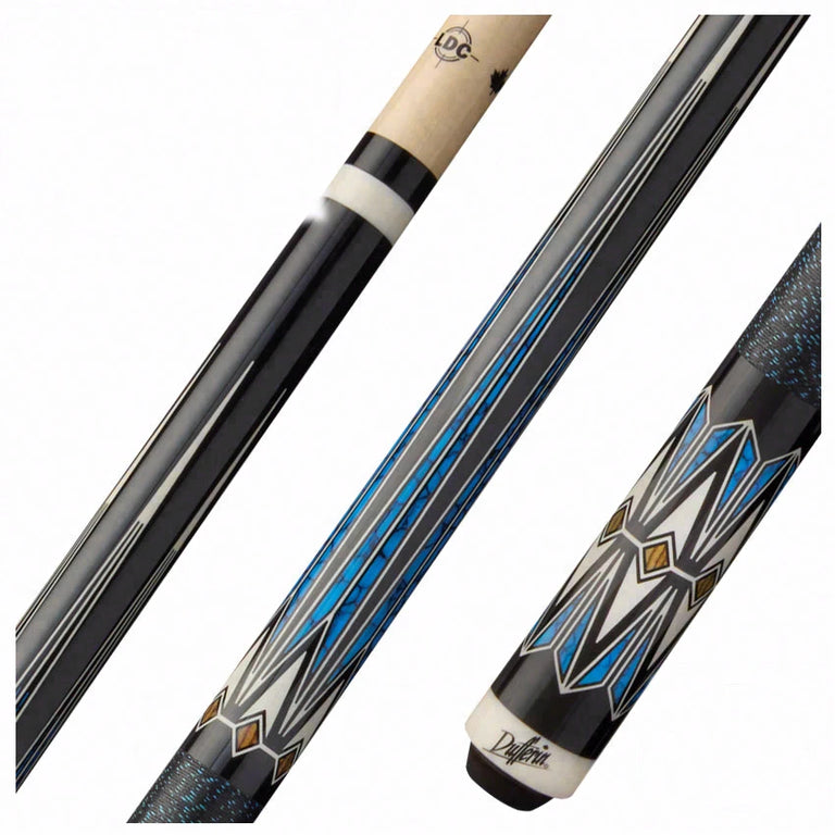 Dufferin Azure Wave Pool Cue with Linen Wrap