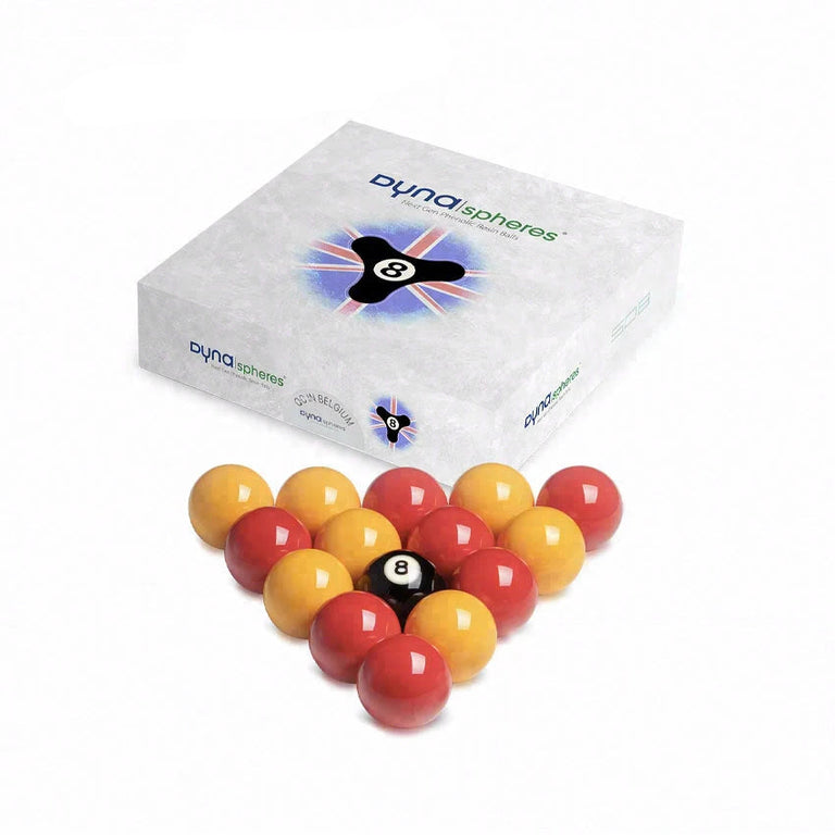 Dynaspheres English 8-Ball 508 Pool Ball Set