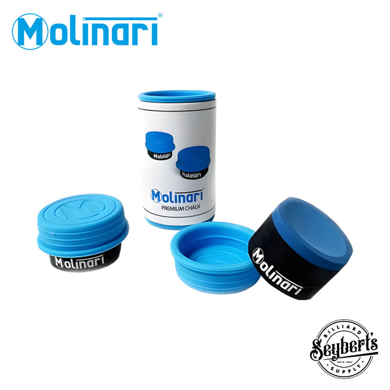 Molinari 2.0 Premium Chalk - 2 Pcs. with Silicone Covers