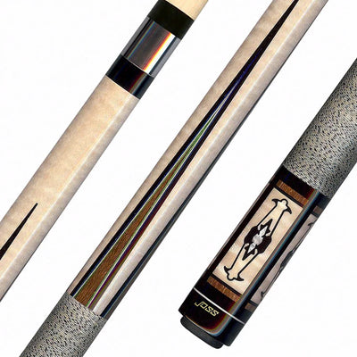 Joss Curly Maple with Ironwood Points and Pearl Inlays Pool Cue - JC20-38