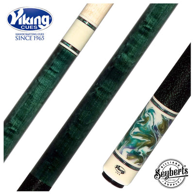 Viking SmartShops Series Teal Stained Maple with Frost Meadow Pearl Sleeve Cue of the Month -