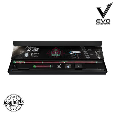 EVO Royale Garnet Crest No Wrap Pool Cue Maxbing Edition