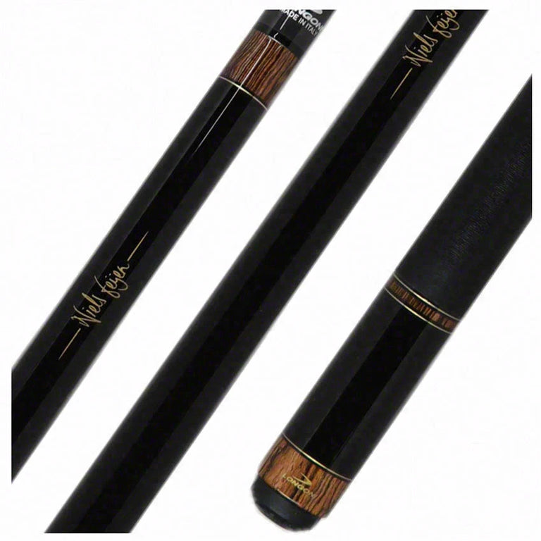 Longoni Niels Fijen Sparkle Irish Linen Pool Cue with Luna Nera American Pure Graphite Shaft - LG24705
