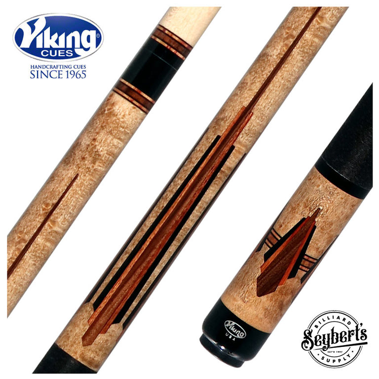 Viking SmartShops Series Birdseye Maple with Pau Ferro, Ebony, and Tulipwood Inlays Cue of the Month